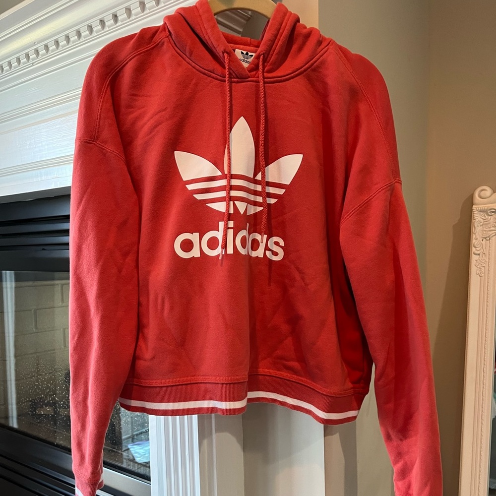 Adidas cropped style sweatshirt